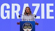 EP rinkimai sustiprino Italijos kra&scaron;tutinių de&scaron;iniųjų premjerės G. Meloni pozicijas / Francesco Fotia/AGF/SIPA / Francesco Fotia/AGF/SIPA