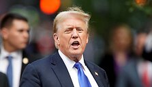 Buvusio JAV prezidento Trump'o nusikaltimo byla Niujorke. / Eduardo Munoz / REUTERS