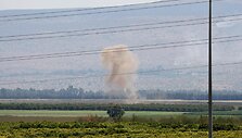 Libano &bdquo;Hezbollah&ldquo; teigia surengusi oro atakas prie&scaron; Izraelio pozicijas / JALAA MAREY / AFP