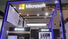 Microsoft paviljonas 2024 WAIC renginyje &Scaron;anchajuje. / IMAGO/CFOTO / IMAGO/CFOTO