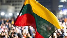 Ukrainos palaikymo akcija &bdquo;Laisve &scaron;viecia: RADAROM!&ldquo; / BNS nuotr.