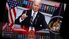 J. Bidenas naujame interviu įnirtingai gynė savo proto a&scaron;trumą / Artem Priakhin / ZUMAPRESS.com