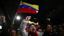 Venesueloje po nedemokrati&scaron;kais pavadintų rinkimų tęsiasi protestai / Tomas Cuesta / REUTERS