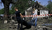 Rusijos karas Ukrainoje: Zaporizhzhia bombardavimas. / Dmytro Smolienko / ZUMAPRESS.com