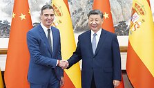 Ispanijos premjeras susitikime su Xi Jinpingu Kinijoje aptarė karą Ukrainoje ir prekybą / CHINE NOUVELLE/SIPA / CHINE NOUVELLE/SIPA