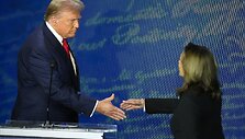 2024 metų rinkimų debatai. / Alex Brandon / AP