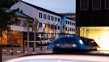 Vienas žuvęs po &scaron;ūvių Miunchene. / Matthias Balk / dpa/picture-alliance