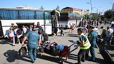 I&scaron; Kursko regiono evakuojami žmonės / IMAGO/Kirill Braga / IMAGO/SNA
