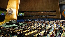 Siautėjant krizėms ir konfliktams pasaulio lyderiai rinksis į JT būstinę Niujorke / BRYAN R. SMITH / AFP