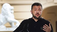 V. Zelenskis: Ukrainos puolimas Kurske į &scaron;į regioną nukreipė 40 tūkst. Rusijos karių / ANATOLII STEPANOV / AFP