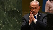 Benjamin Netanyahu kalba 79-ojoje JTOGA sesijoje. / Andrea Renault / ZUMAPRESS.com