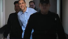 Laurent'as Vinatier Rusijos teisme. / Pavel Bednyakov / AP