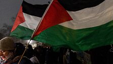 Protestas prie&scaron; nusikaltimus žmoni&scaron;kumui Palestinoje / BNS nuotr.