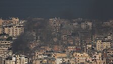 Libano valstybinė žiniasklaida prane&scaron;ė apie Izraelio reidą Pietų Beirute / Mohamed Abd El Ghany / REUTERS