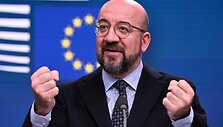 Europos Vadovų Tarybos pirmininkas Charles'is Michelis / JOHN THYS / AFP