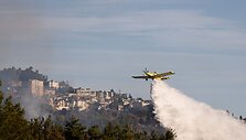 Izraelio ir &bdquo;Hezbollah&ldquo; karas / JALAA MAREY / AFP