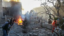 Smūgiai Baalbeko miestui / NIDAL SOLH / AFP