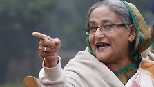 Buvusi Banglade&scaron;o premjerė Sheikh Hasina / Rajesh Kumar Singh / AP
