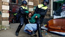 Protestas Amsterdame / Piroschka Van De Wouw / REUTERS