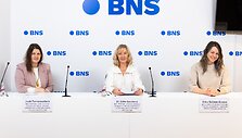 Spaudos konferencijoja &bdquo;Mitybos nepakankamumas Lietuvoje: problemos mastas / Greta Skaraitienė/BNS nuotr.