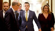 Pete'as Hegsethas / ANNA MONEYMAKER / Getty Images via AFP