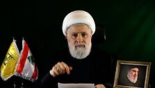 Grupuotės &bdquo;Hezbollah&ldquo; lyderis Naimas Qassemas / - / AFP
