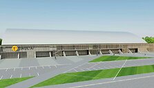 Futbolo ir regbio maniežo &Scaron;iauliuose projektas / &Scaron;iaulių savivaldybės nuotr.