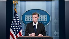 JAV prezidento Joe Bideno (Džo Baideno) nacionalinio saugumo patarėjas Jake'as Sullivanas / Al Drago - Pool via CNP / picture alliance / Consolidated News Photos