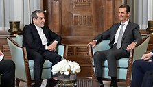 Irano užsienio reikalų ministras Abbasas Araghchi susitiko su Sirijos prezidentu Basharu al Assadu  / - / AFP