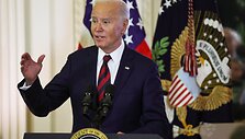 Kadenciją baigiantis JAV prezidentas Joe Bidenas / Evelyn Hockstein / REUTERS