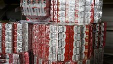 Cigarečių kontrabanda / GINTS IVUSKANS / AFP