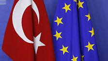 Turkijos ir ES vėliavos / CHINE NOUVELLE/SIPA / CHINE NOUVELLE/SIPA
