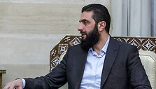 Naujasis Sirijos lyderis Ahmedas&nbsp;al Sharaa / - / AFP