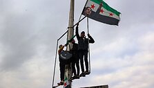 Sirai i&scaron;kėlė vėliavą / AAREF WATAD / AFP