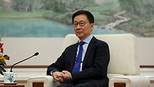 Kinijos viceprezidentas Han Zhengas / Florence Lo / REUTERS