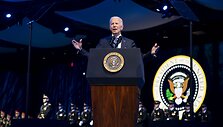 Kadenciją baigiantis JAV prezidentas Joe Bidenas / Bonnie Cash - Pool via CNP / picture alliance / Consolidated News Photos