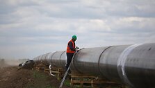 Dujotiekio &bdquo;TurkStream&ldquo; statyba / Stoyan Nenov / REUTERS