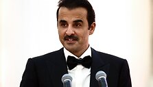 Kataro emyras &scaron;eichas Tamimas bin Hamadas al Thani / HENRY NICHOLLS / AFP