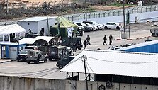 Izraelio kariai renkasi kalėjime Vakarų Krante / ZAIN JAAFAR / AFP