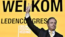 Flamandų konservatorių lyderis Bartas de Weveris / DIRK WAEM / AFP