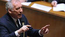Prancūzų ministras pirmininkas Francois Bayrou / THOMAS SAMSON / AFP