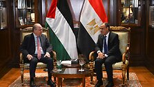 Palestiniečių premjero ir Egipto URM susitikimas / Shokry Hussien / REUTERS
