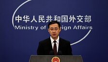 Kinijos užsienio reikalų ministerijos atstovas spaudai / Tingshu Wang / REUTERS