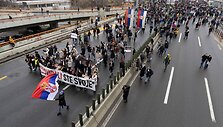 Protestas Serbijoje / Djordje Kojadinovic / REUTERS
