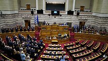 Graikijos parlamentas / Thanassis Stavrakis / AP