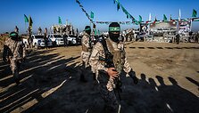&bdquo;Hamas&ldquo; kovotojai / Abed Rahim Khatib / dpa/picture-alliance
