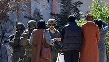 Izraelio kariai okupuotame Vakarų Krante / JAAFAR ASHTIYEH / AFP