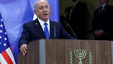Benjaminas Netanyahu / EVELYN HOCKSTEIN / AFP