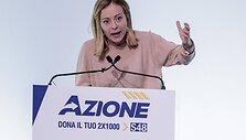 Italijos ministrė pirmininkė Giorgia Meloni / Francesco Fotia/AGF/SIPA / Francesco Fotia/AGF/SIPA