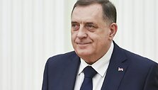 Bosnijos serbų lyderis Miloradas Dodikas / Mikhail Tereshchenko / AP